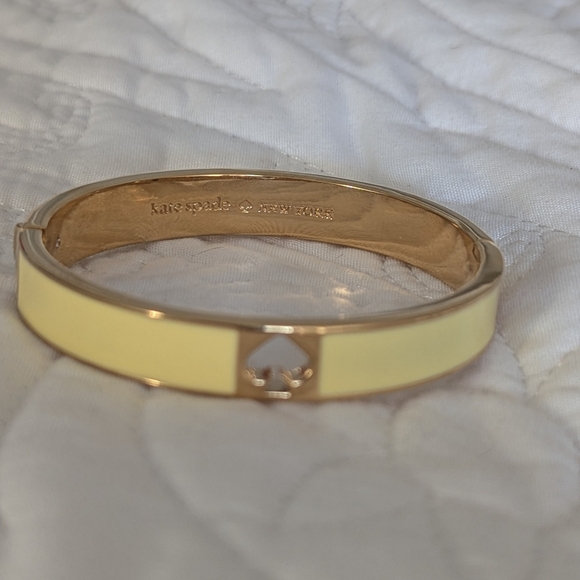 Kate Spade Yellow Enamel Bangle Bracelet - Picture 2 of 5